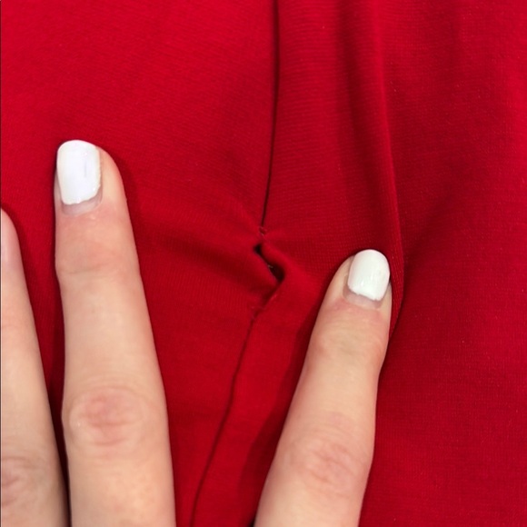 Red Spaghetti Strap Dress - Picture 3 of 4